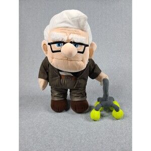 Disney Store Pixar's Up Carl Mr Fredrickson Medium Plush Soft 14"